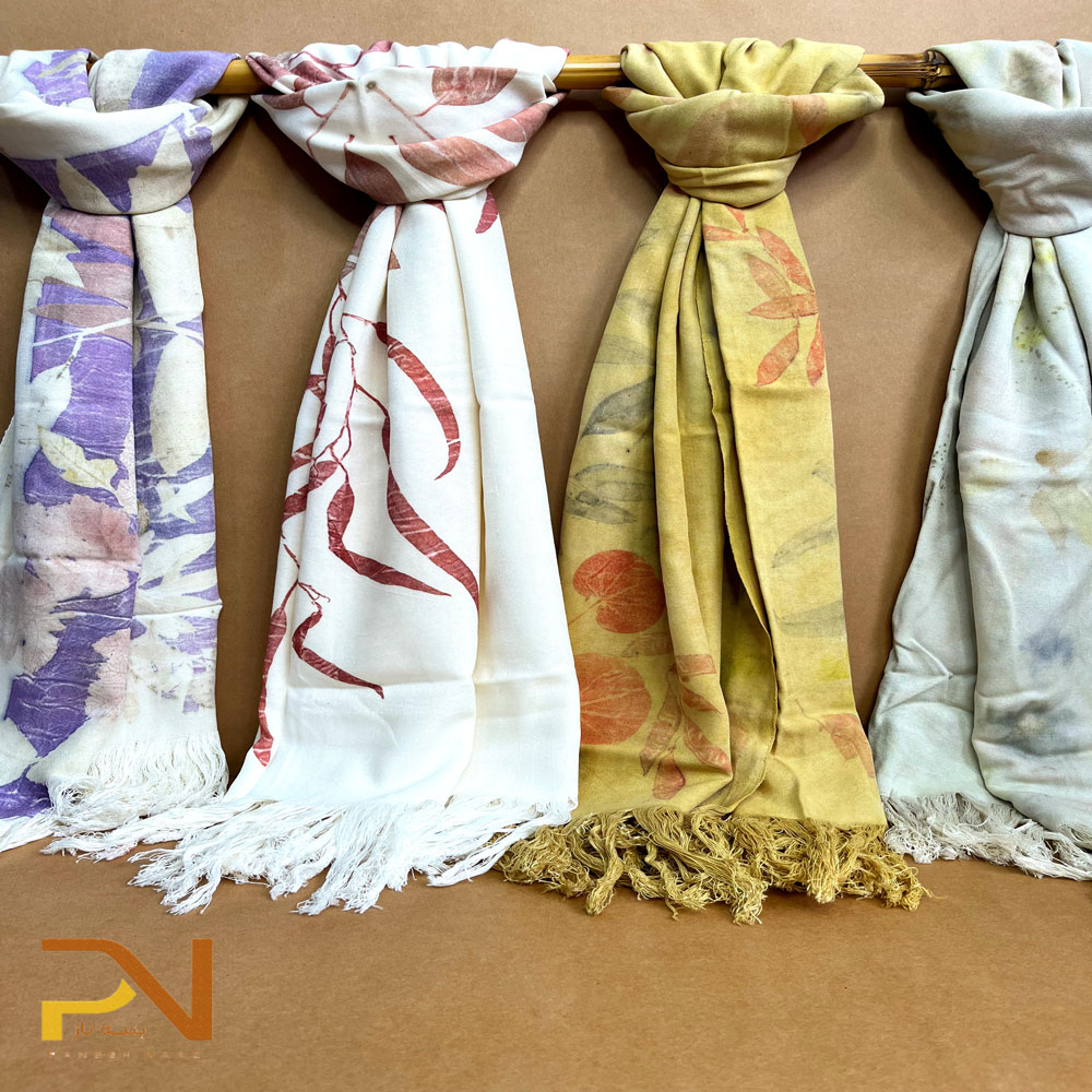  شال زنانه پنبه ای