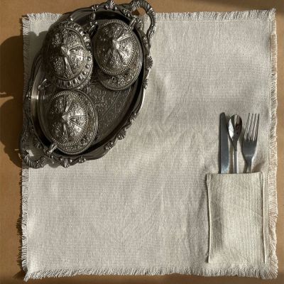 زیربشقابی پارچه ای مینیمال